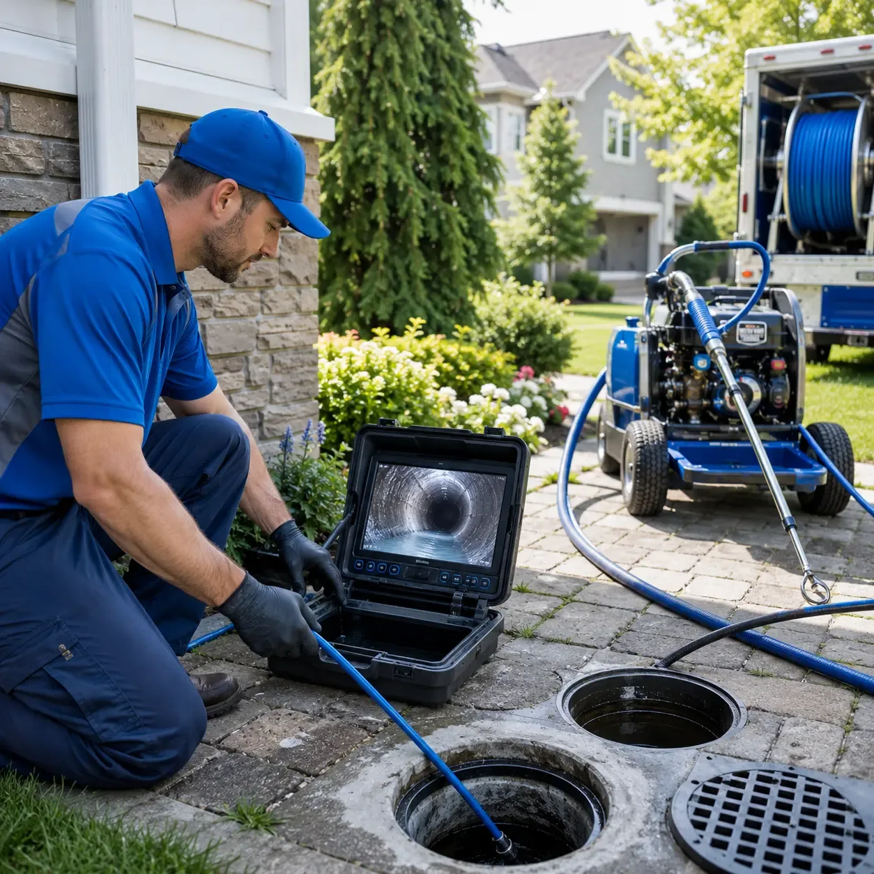 Outdoor drain cleaning professionals serving Prospect Heights, IL